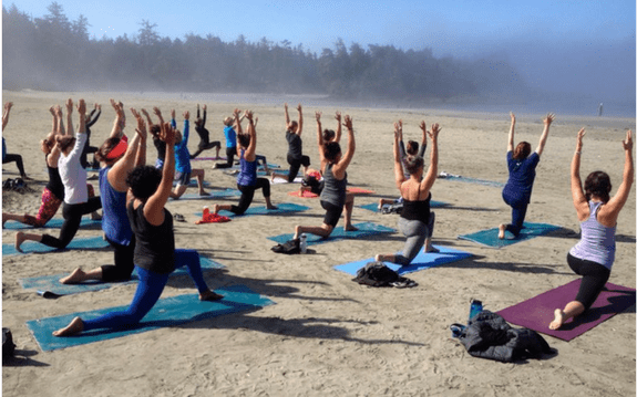 Beach Yoga  Tofino Yoga