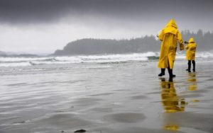 Chesterman beach storm watching