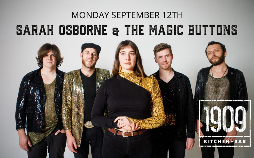 Sarah Osborne & The Magic Buttons live at 1909 Kitchen + Bar - Tofino Resort and Marina