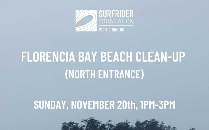 Florencia Bay Beach clean up - Surfrider Pacific Rim