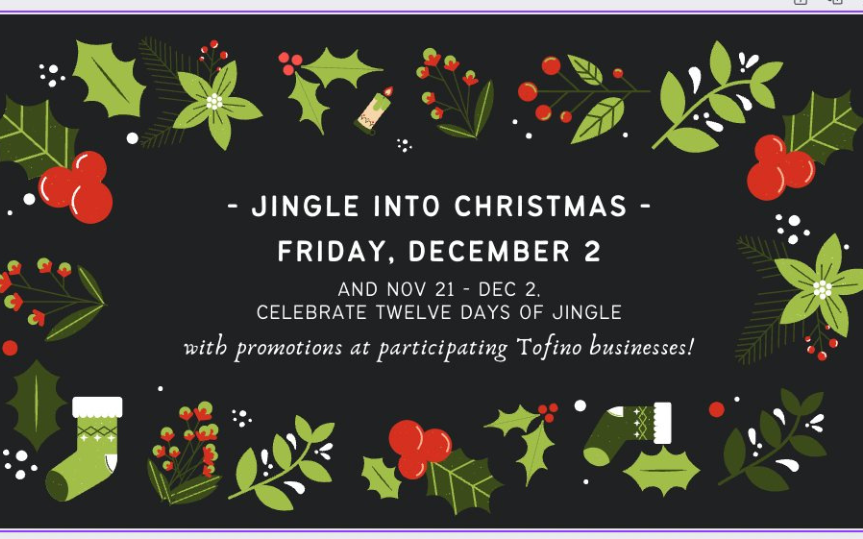 Jingle Into Christmas + 12 Days of Jingle - Tofino Chamber of Commerce