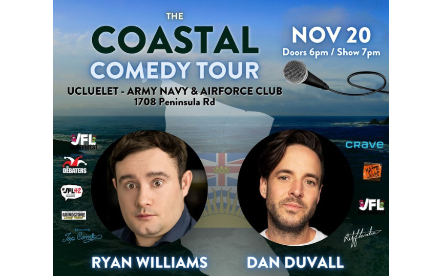 Live comedy at the ANAF with Ryan Williams and Dan Duvall