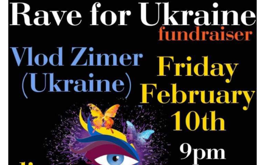 Rave for Ukraine at the ANAF (Army, Navy, Air Force Veteran's Club)