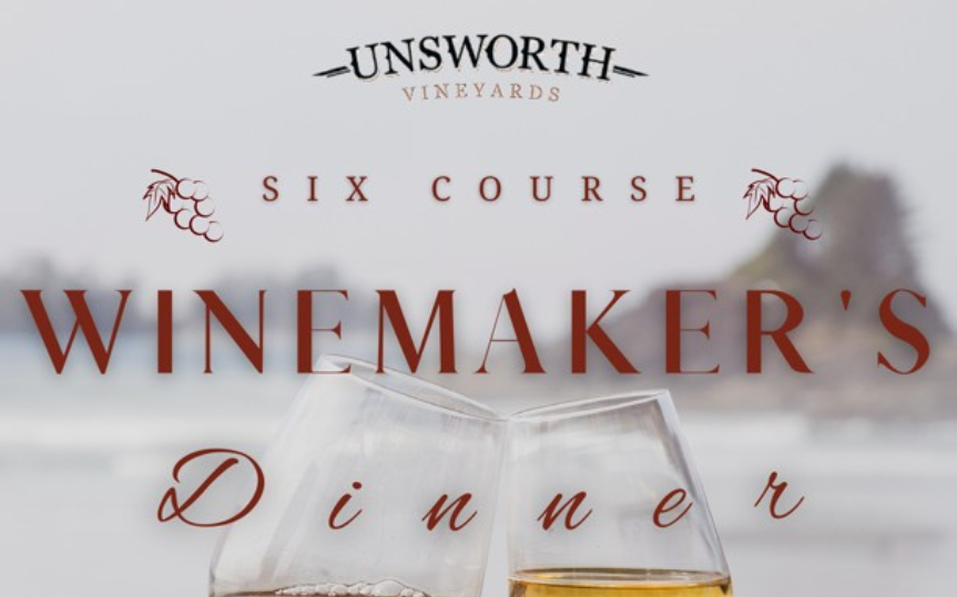 Unsworth Vineyards Winemaker's Dinner at Long Beach Lodge Resort